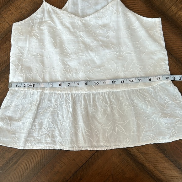 Ann Taylor Loft White Cami Size Medium Petite - Picture 8 of 16